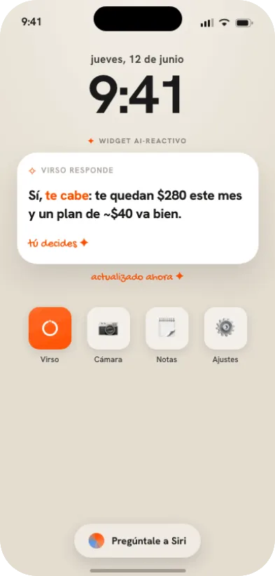 Widget que responde